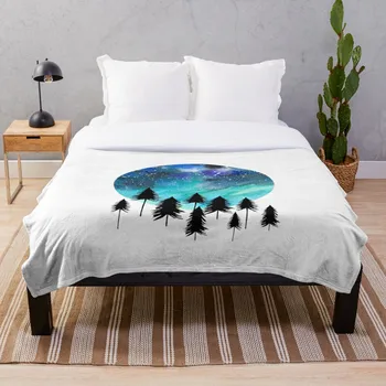 

Aurora Borealis Blanket Wool Flannel Plush Blanket Bedspread For office Sherpa Blanket Couch Quilt Cover Travel