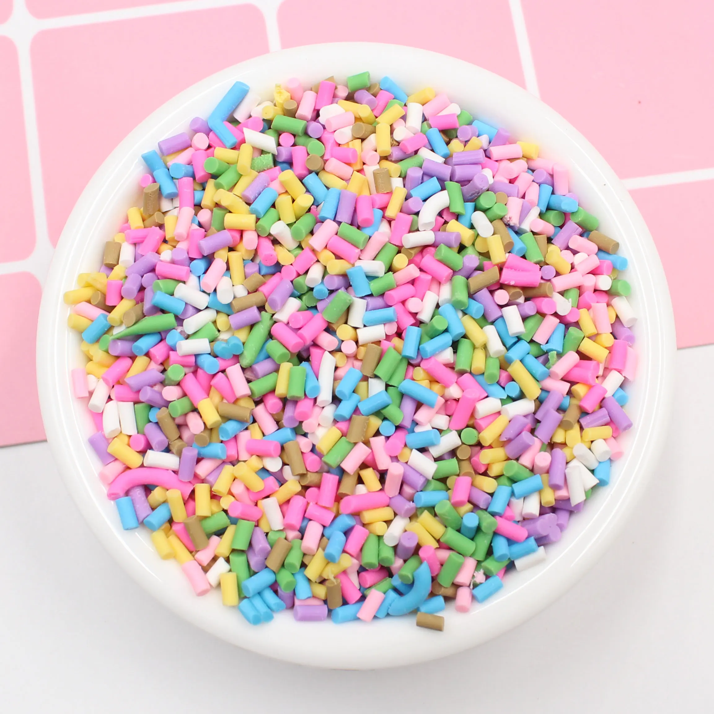 Fake Sprinkles DIY Craft Faux Food Candy Bake Decoration Clay 3.5