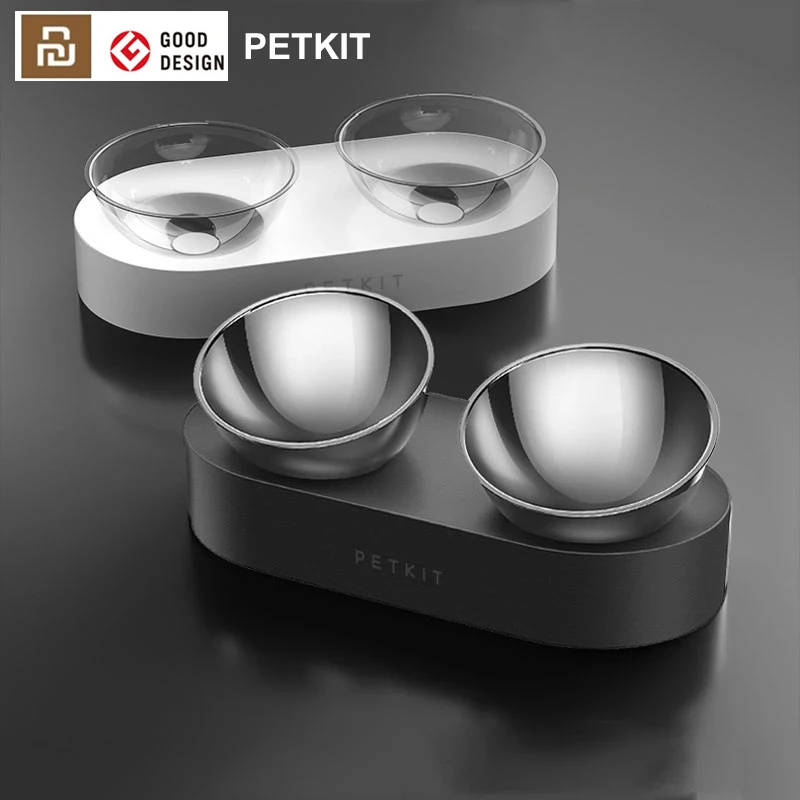 Миска для питомцев Xiaomi Petkit регулируемая двойная миска кормления собак чашка воды