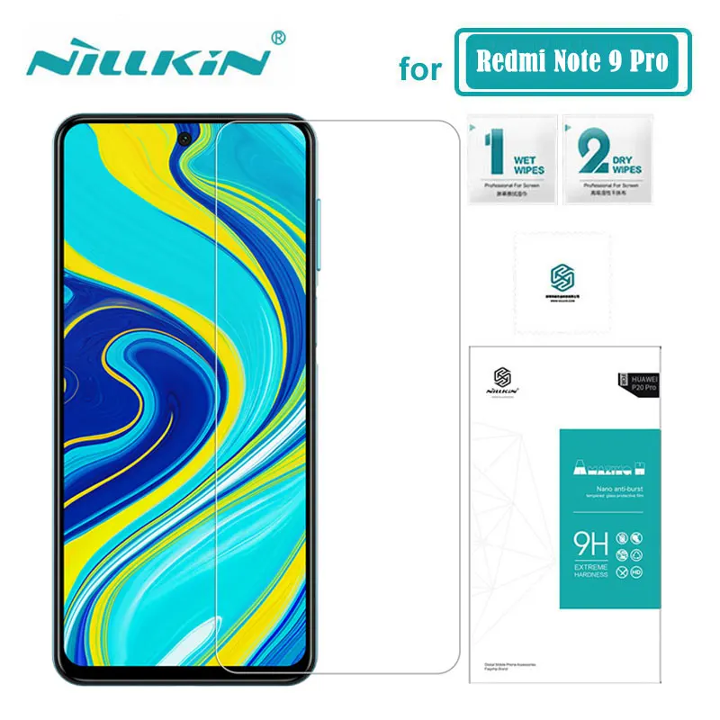 Защитное стекло Nillkin Amazing H закаленное для экрана 0 33 мм Xiaomi Redmi Note 9 Pro Max 9S|Защитные