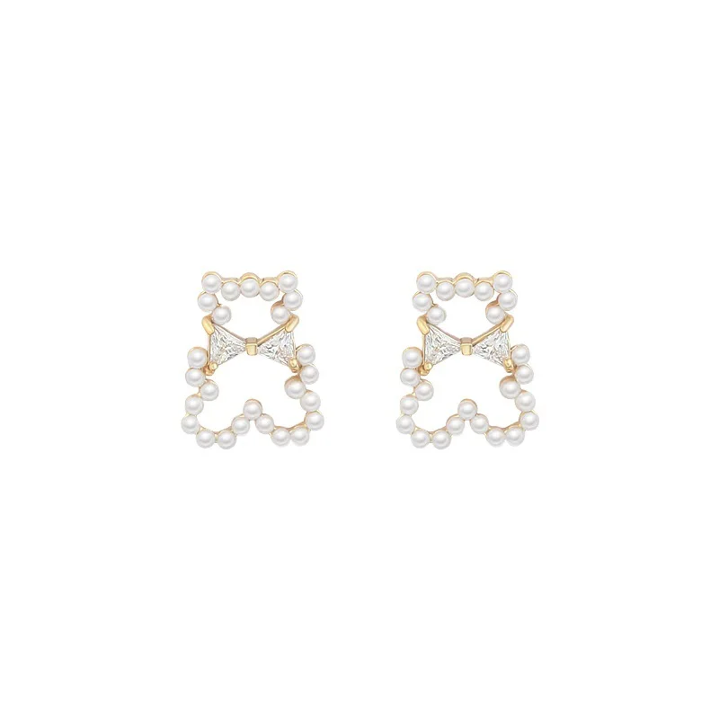 Bear Cub Earring No Hole Ear Clips Without Piercing Minimalist Earrings Jewelry