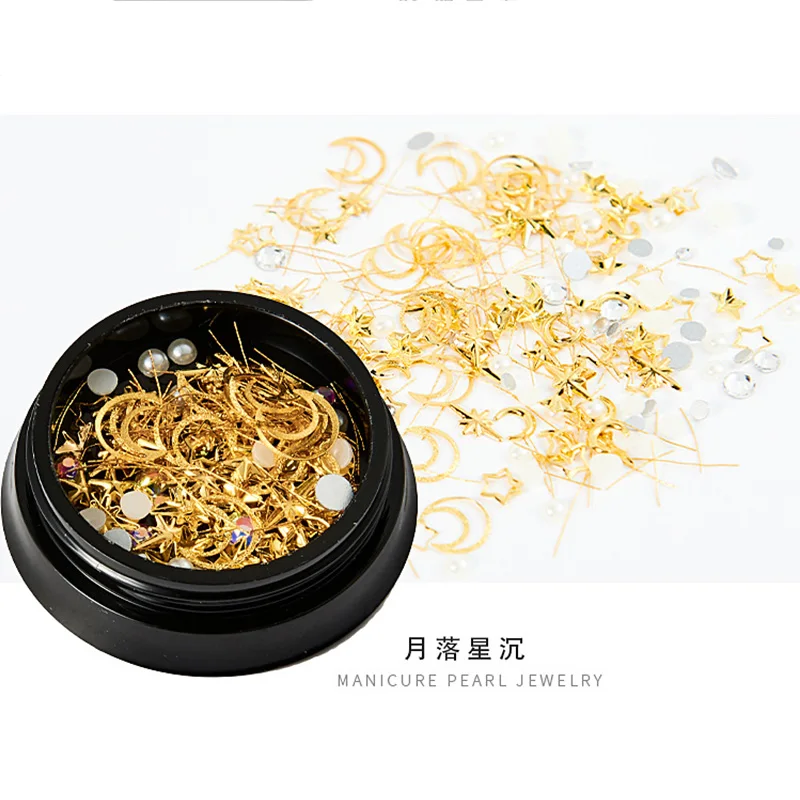 QIAOQIAO DIY Стразы набор различных DIY драгоценные камни очаровательный Микс Дизайн ногтей Роза для украшения ювелирных изделий гель блеск украшения для ногтей - Цвет: QRP-54