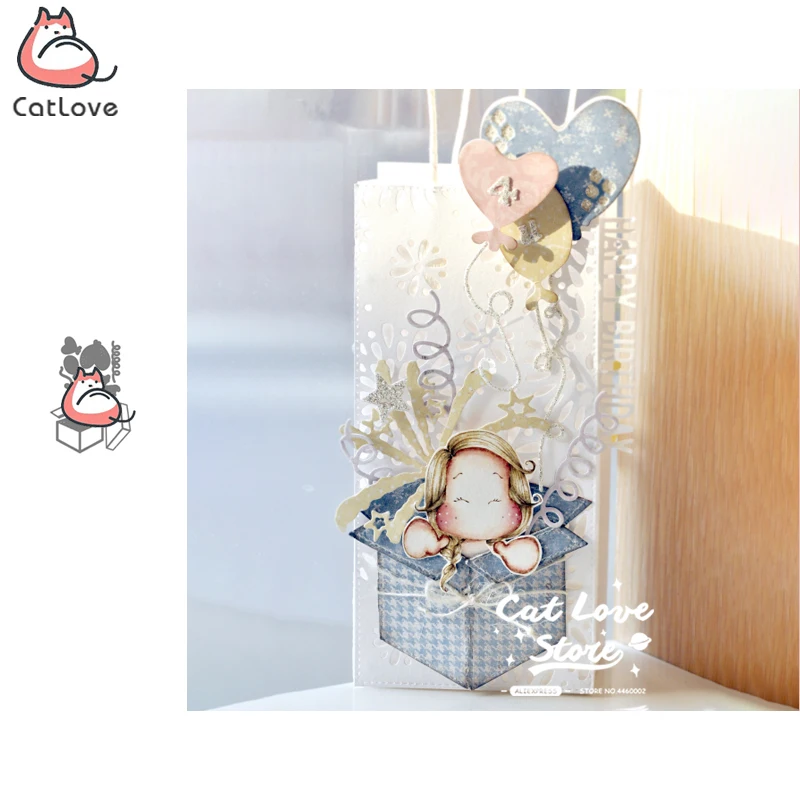 

Gift Box Creative Metal Cutting Dies Scrapbooking Stencil Die Cuts Card Making DIY Decorative Craft Embossing New Dies For 2019