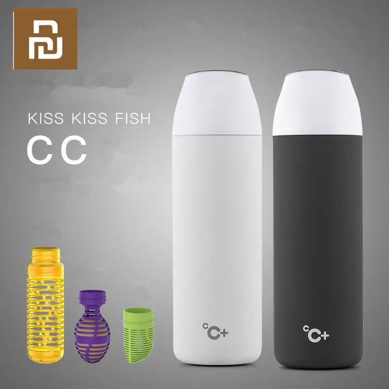 Чашка Youpin Kiss Fish вакуумная с OLED экраном и функцией поддержания температуры 525 мл|egg