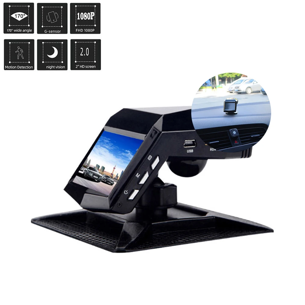 Car DVR Dash Cam 4k HD 1080P Video Recorder 170 Angle Night Vision Recorders Cycle Recording Camera Registrator | Автомобили и