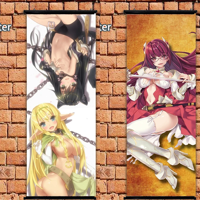Anime How NOT To Summon A Demon Lord Galeu Rem Cloth Poster Wall Scroll 60x40cm