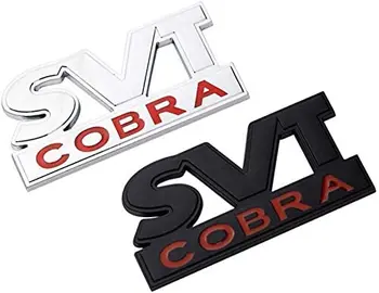 

SVT Cobra Emblem, 3D Metal 94-04 Mustang Fender Trunk Lid Decal Sticker Badge Replacement for 1999-2002 Mustang
