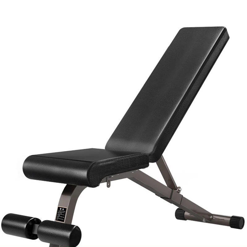 MIYAUP Large Backrest Adjustable Height High Indoor Crunches Exercise Fitness Dumbbell Bench