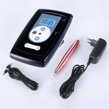 

Professional Permanent Makeup Machine Pen Kits With Swiss Motor Permanent Makeup Tattoo Power Supply For Tattoo Eyebrow Lip