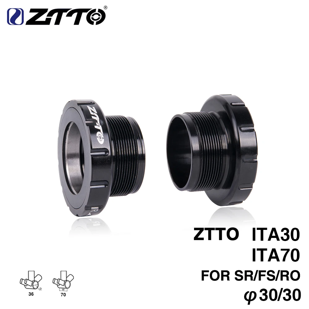 

ZTTO ITA Thread Italy Type MTB Road bike Bottom Brackets ITA30 External Bearing ITA70 BB for Parts BB386 30mm Crankset