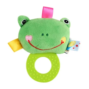 

Baby Bite Rattles Ball Grasping Baby Ball Cute Plush Animal Cloth Hand Rattles Education Toys Infant Baby Bed Bell Sleeping Toys
