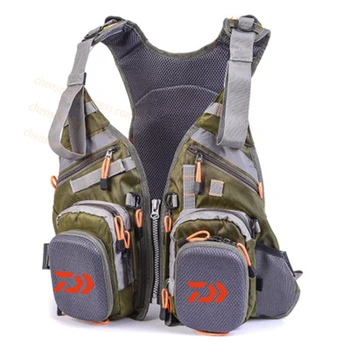 

2020 DAIWA Fishing Life Jacket Light Life Jacket DAWA High Buoyancy 90kg Outdoors Vest Multi-pocket Life Jacket