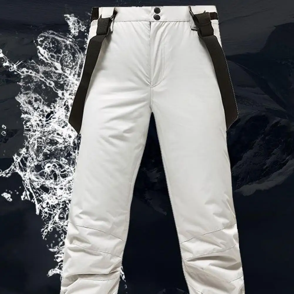 Water-repellent Ski Pants - White - Ladies