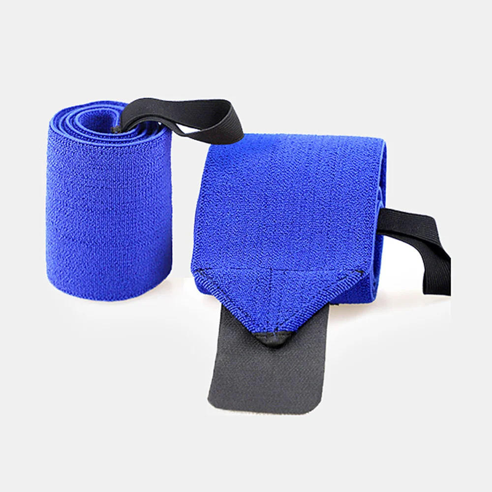 pair-blue Скамья пресс слинг Тяжелая атлетика поддержка запястья увеличивающий силу скамья пресс локоть фитнес для тренажерного зала тренировочные Powerlifting - Цвет: pair-blue