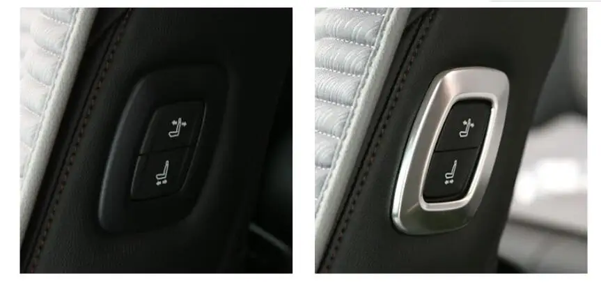 

Front passenger seat adjustment buttons to highlight bar with stainless-steel 2018 FOR Toyota CAMRA Camry