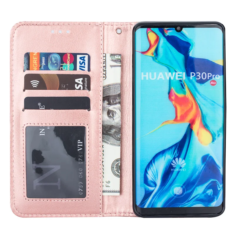 Роскошный кожаный чехол для huawei mate 20 10 Lite Pro P20 P30 Pro Lite P Smart Plus Y7, чехол-бумажник с откидной крышкой и подставкой для карт