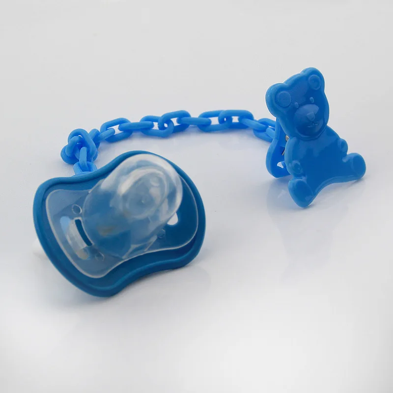 Яблочный медведь, пищевая соска, Детская Соска из силикагеля+ цепочка с соской