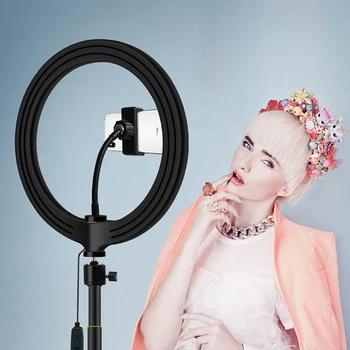 

26cm ring lights Fill light selfie stick holder with tripod stand for tik tok Makeup ringlight photography кольцевая лампа