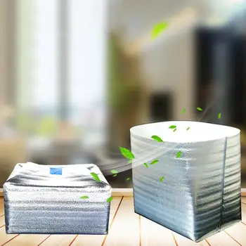 

Disposable thickened three-dimensional aluminum foil packaging insulation bag fruit cake seafood cold storage bag 10pcs