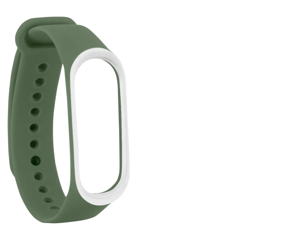 Двойной Цветной ремешок на запястье для mi band 2 Силиконовый наручный ремешок на замену браслет для xiaomi mi band 2 ремешок умные аксессуары