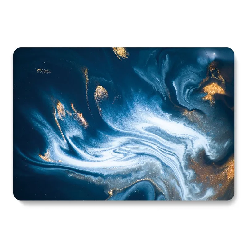 7 Мраморный чехол для Macbook Air Pro retina 11 12 13 15 жесткий прозрачный чехол для ноутбука Mac book 13,3 дюймов A1466 A1708 A1502 A1932 - Цвет: 7