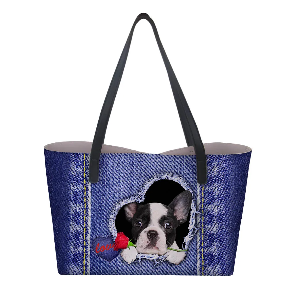 

Women 3D Print Cowboy Animal Custom Pattern Shopping Bag with Little Purse Bag Travel Fanny Ladies Picnic BIG Bags Casual Tote