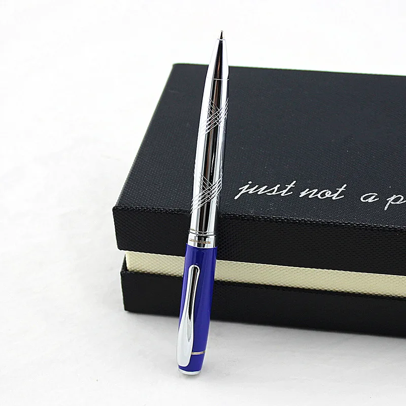 Высококачественная Подарочная шариковая ручка для школьных принадлежностей, офисных принадлежностей, роскошная металлическая шариковая ручка
