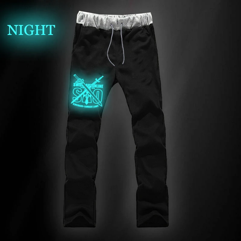 Pants 6 Sword Art Online спортивные штаны с принтом, осенние брюки, шаровары, мужские хлопковые штаны для фитнеса, бегунов, тренировок, спортивные штаны, длинные штаны - Цвет: Pants 6