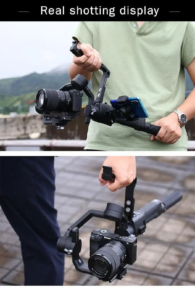 Ulanzi DH12 ручной захват Стабилизатор камеры карданный для Dji Ronin SC держатель ручки Ручка камера аксессуары для фото