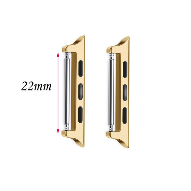 Connector For Apple Watch band series 6 SE 5 4 3 2 band 44mm 40mm For iwatch band 42mm 38mm accessories Tool Wholesale