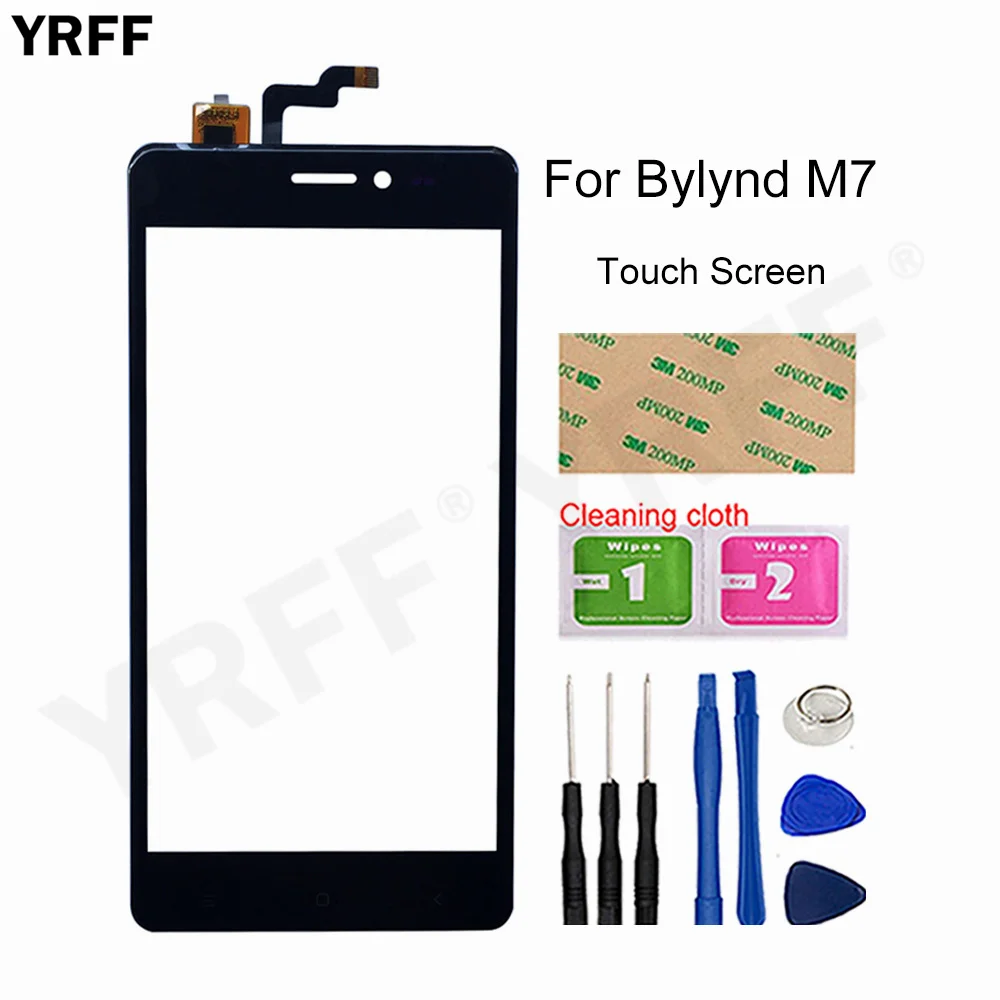 Сенсорная панель сенсор для BYLYND M7 сенсорный экран дигитайзер Переднее стекло
