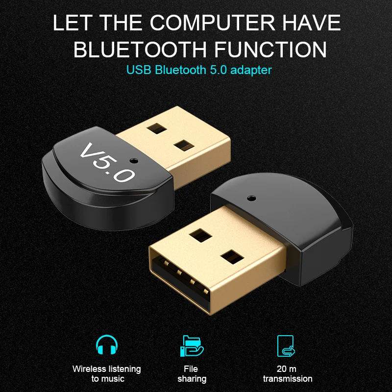 HEVARAL Bluetooth 5,0 передатчик беспроводной ключ для компьютера беспроводной переходник для мыши стабильная передача мини адаптер ключ