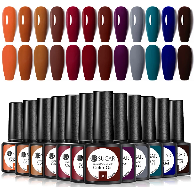 Коричневый синий зеркальный полуперманентный УФ-светодиодный гель для ногтей