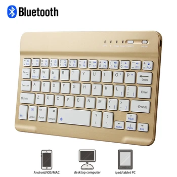 

CHYI Mini Bluetooth Keyboard Portable Rechargeable Ultra Thin Keyboard 78 Keys Slim Office Computer Keypad For IPad Phone Tablet