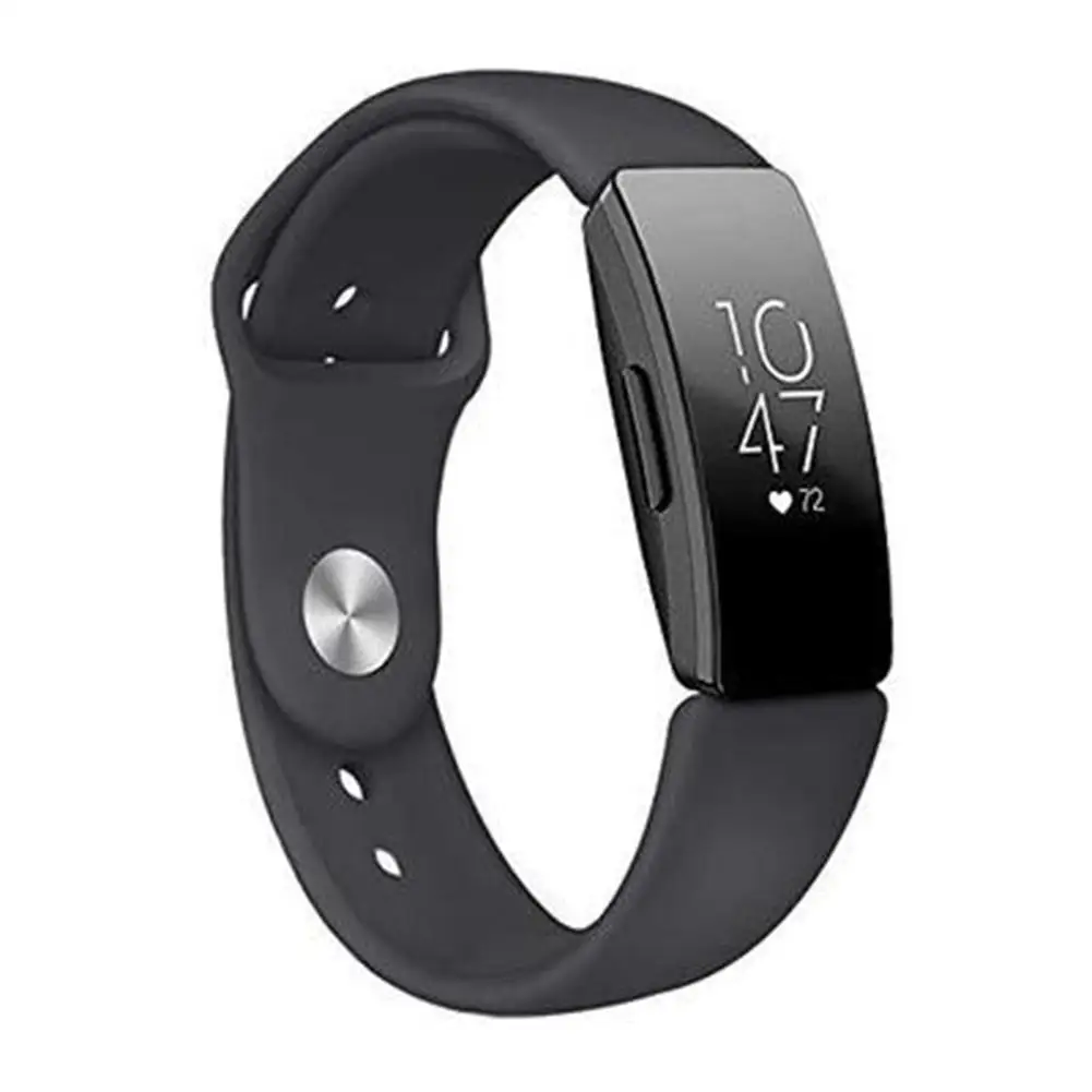 TWISTER.CK ремешок для часов Fitbit Inspire HR умный Браслет мягкий силиконовый Одноцветный сменный ремешок для часов