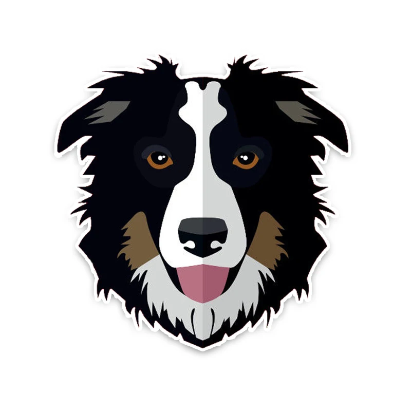 

Car Sticker Interesting Caution Border Collie Dog Waterproof Sunscreen Reflective Decoration PVC Decal,14cm*14cm