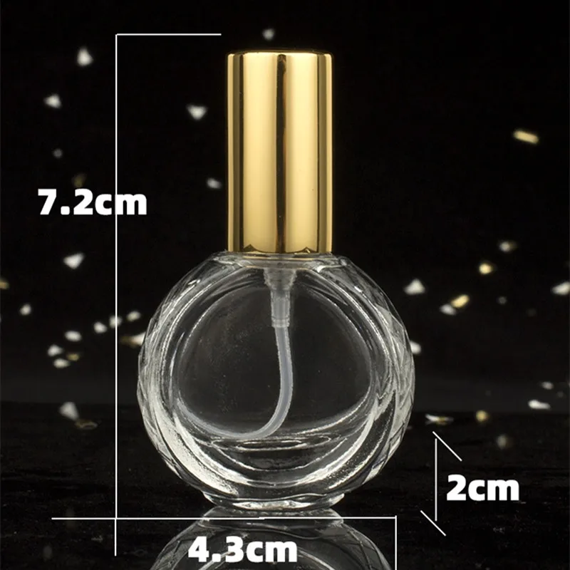 1 шт. 10 мл прозрачные стеклянные парфюмерные флаконы с распылителем многоразового распылителя флаконы для ароматов Упаковка косметическая бутылка