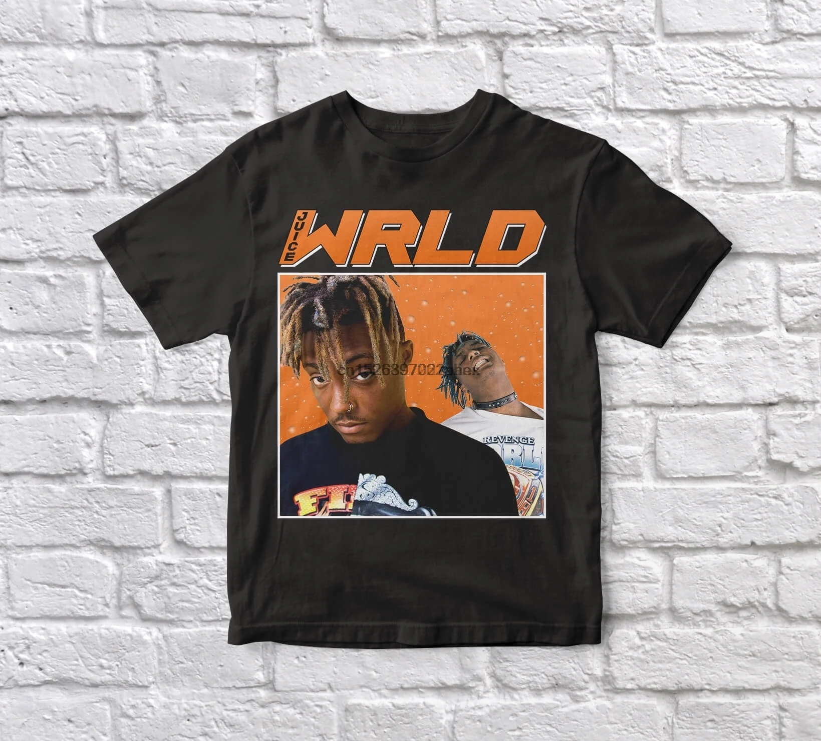 

Juice WRLD 90s Vintage Unisex Black Tshirt men t shirt