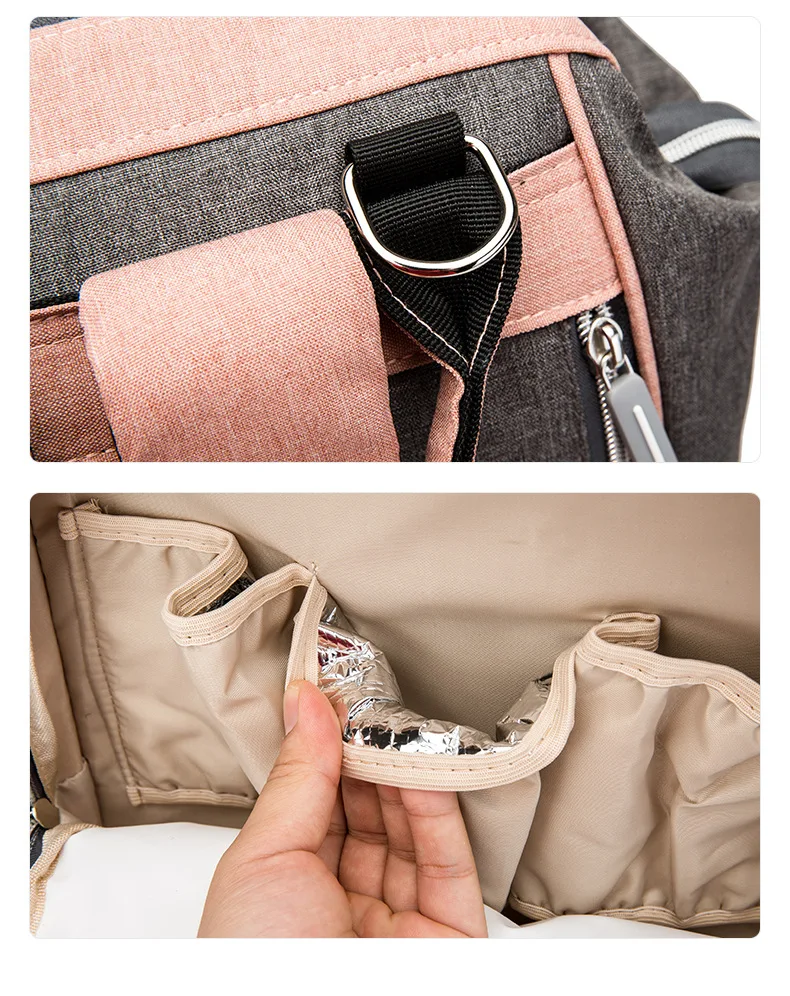 Mommy Maternity Nappy BagTravel Backpack Nursing Bag for Baby Care  Women's Fashion Travel Bag  Large Capacity Nappy Bag Fashion