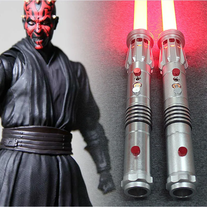 Efeito de Som Lidar com Cosplay Estrela Criativa Guerra Jedi Cavaleiro Sith Luke Ligthsaber Wtih Led Luz Metal Lightsabler Brilho no Escuro 3 Brinquedos e hobbies