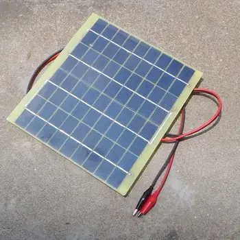 

12V 5W Solar Panel Fit Car Battery Irrigation Trickle Charger Back Up Power Solar Phone Charger Solar Power Bank