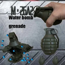 M26 a2 bomba de água brinquedo explosão reutilização bomba de água simulação brinquedo das crianças comer frango jogo ao ar livre cs equipamento material de náilon