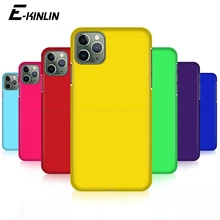Роскошный Жесткий PC матовый чехол для телефона Ультра тонкий пластиковый чехол для iPhone 11 Pro Max XR XS Max X 8 7 6 6S Plus 5S 5 5C SE