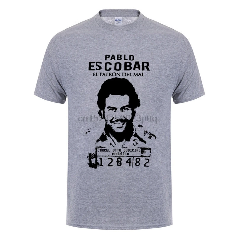 

2020 Summer Style New Brand Clothing Plata O Plomo T Shirts Men Pablo Escobar Silver Or Lead T-Shirts Cotton Hip Hop O Neck Tees