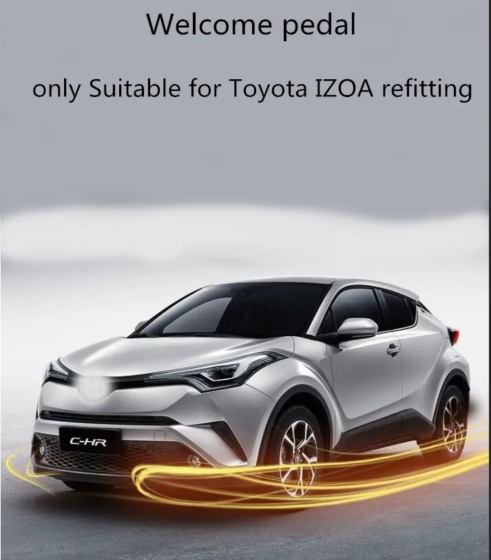 Добро пожаловать педаль подходит только для Toyota IZOA арматура, специальное украшение для IZOA из нержавеющей стали