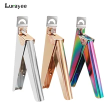 

Lurayee Acrylic Fake False Nail Tip Clipper Artificial Cutter Trimmer Pedicure Sharp Blade Clip Nail Art Manicure Tools