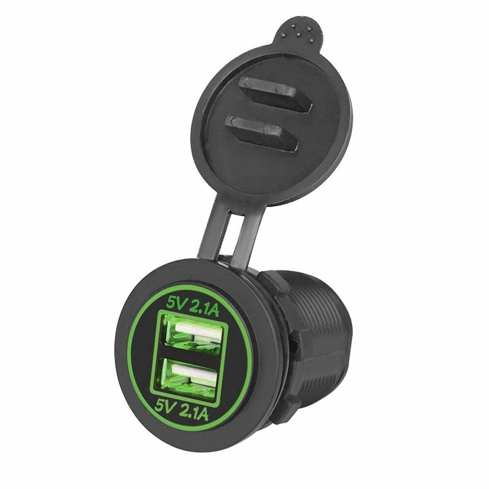 Areyourshop 12 В розетка 4.2A двойной 2.1A USB быстрое зарядное устройство для автомобиля мотоцикла DIY Универсальное зарядное устройство розетка автозапчасти