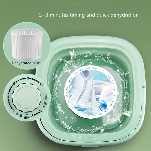 The Mini Washing Machine: Compact, Efficient, and Sterilizing Laundry Solution
