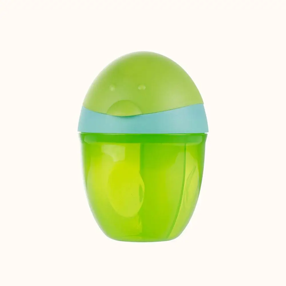 green Kidlove Baby мультфильм портативная емкость для порошка молока коробка - Цвет: green