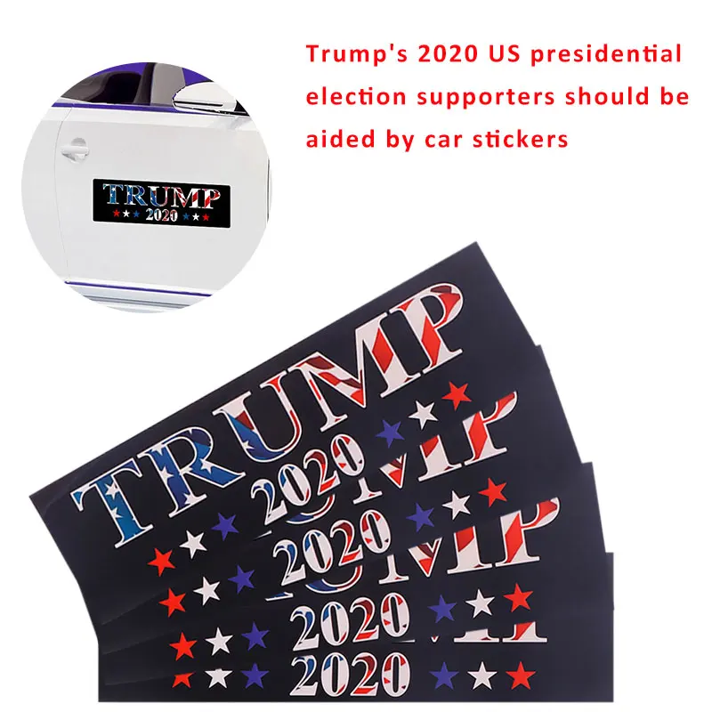 

Donald Trump Graphics Decals Motorcycle Truck Head Car Stickers Creative Bumper 10pcs Auto Stickers